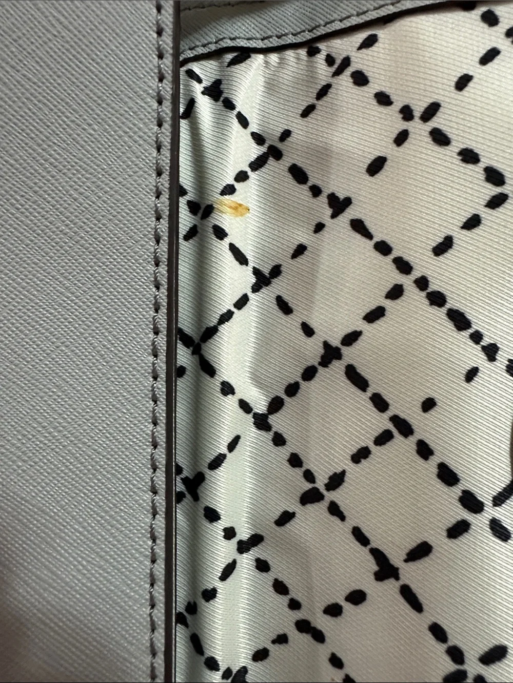 kate spade Gray Crossbody with Silver Turn-Lock